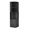 Tuhome Syrah Corner Bar Cabinet, Eight Bottle Cubbies, Double Door, Two Open Shelves, Smokey Oak BLI6548 - alternate 3
